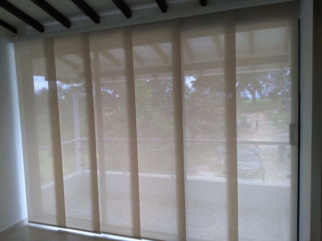 Panel japonés trasluz